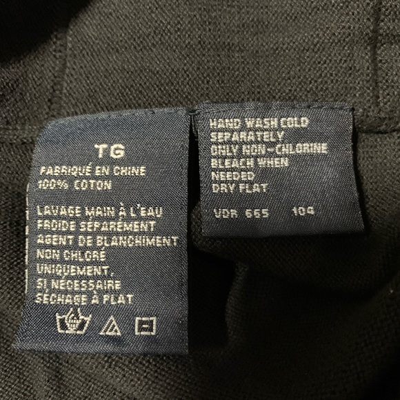 3/$20 Men’s NAUTICA Black Sleeveless Sweater Vest Size EXTRA LARGE - Picture 6 of 9